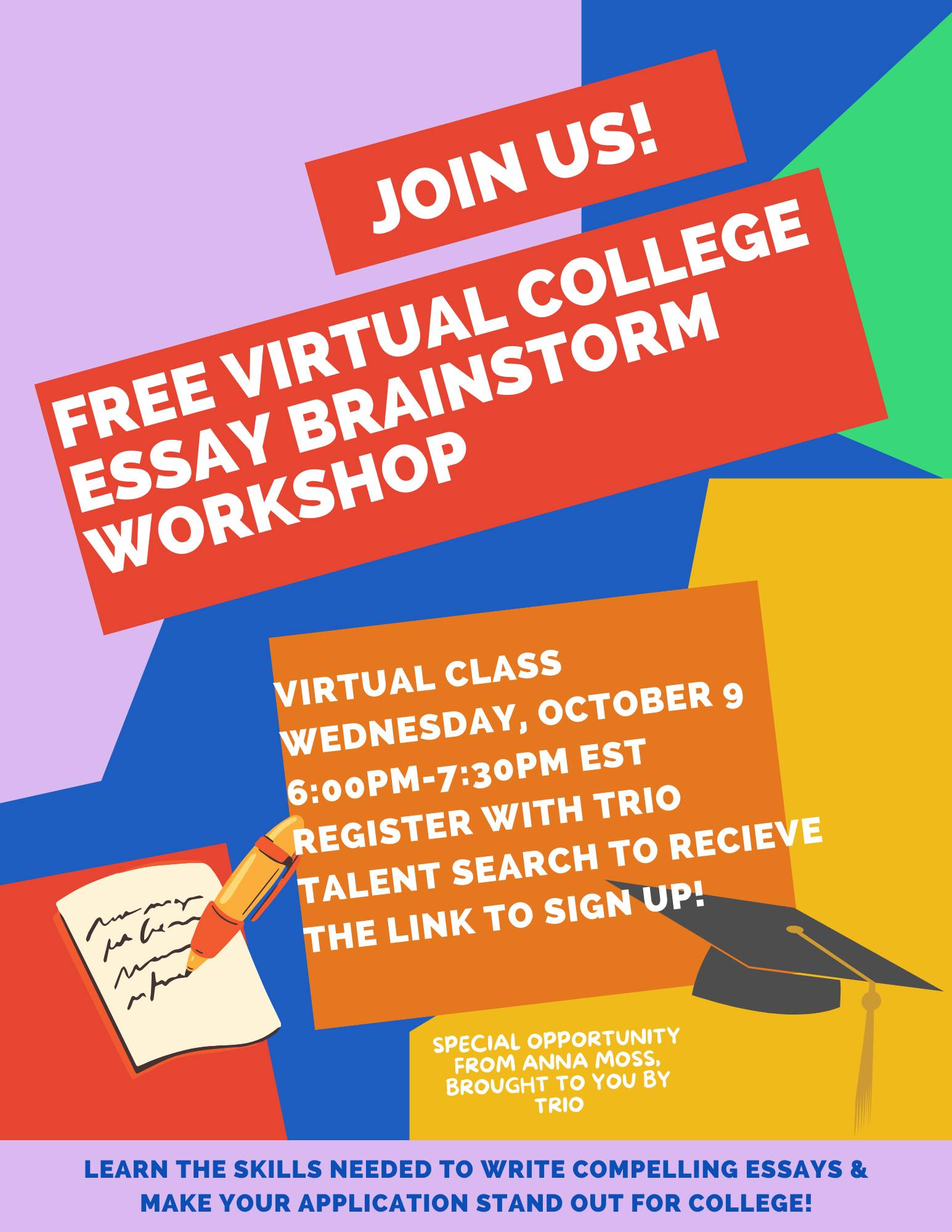 Virtual College Essay Workshop